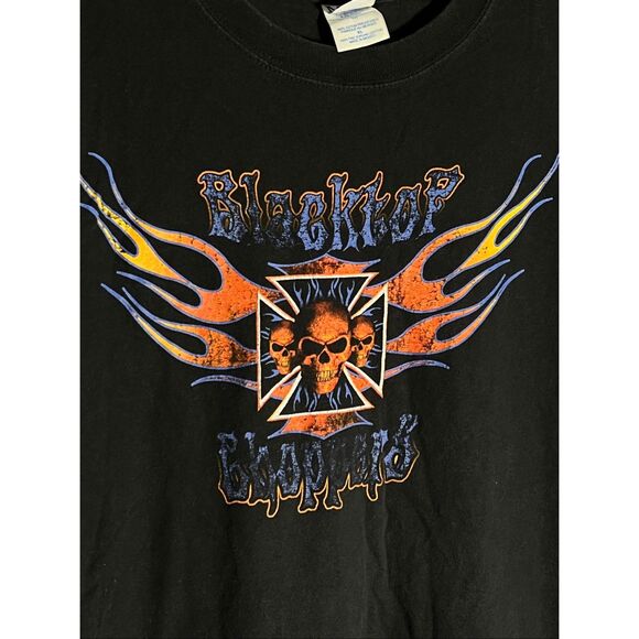 Vintage Y2K Blacktop Choppers Biker Tee - Picture 2 of 4
